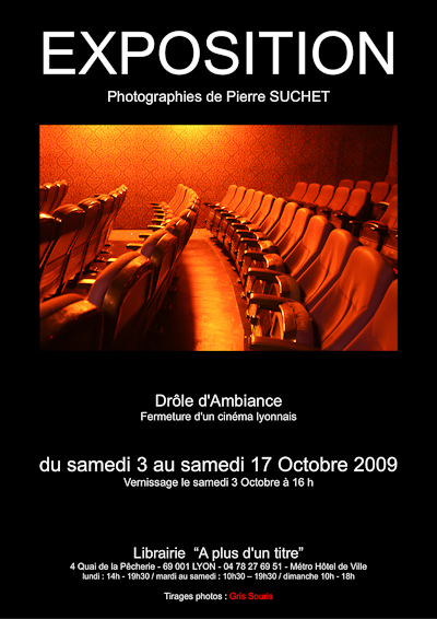 Affiche exposition photo cinema Ambiance