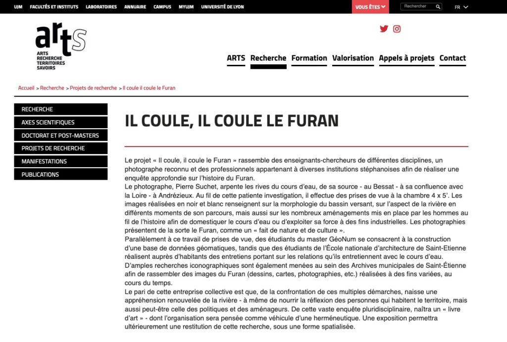 Projet Furan - Institut ARTS